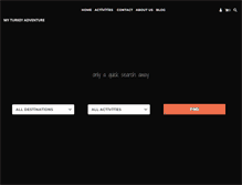 Tablet Screenshot of myturkeyadventure.com